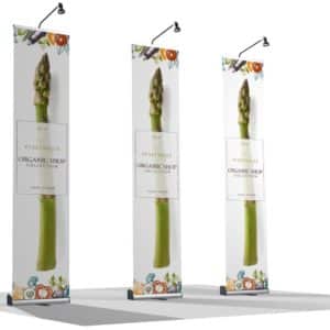 Banners / Roll up 4 produit match slim adequatexpo1