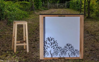 Le premier comptoir pliable 100% bois pour une communication réutilisable !