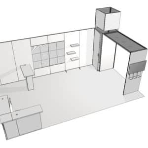 stand panoramic hline adequatexpo 3D