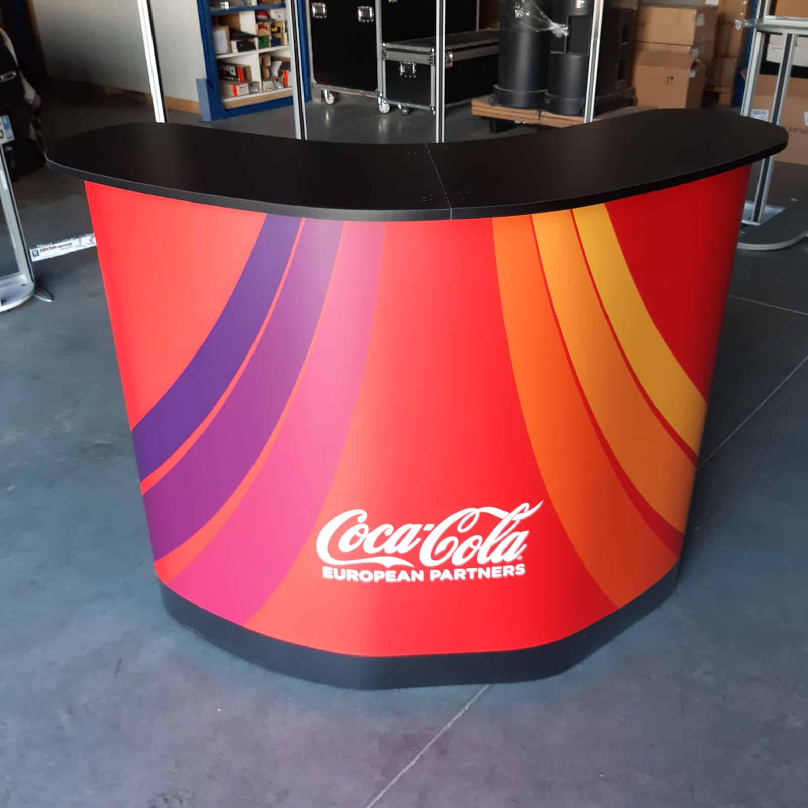 comptoir valise coca cola