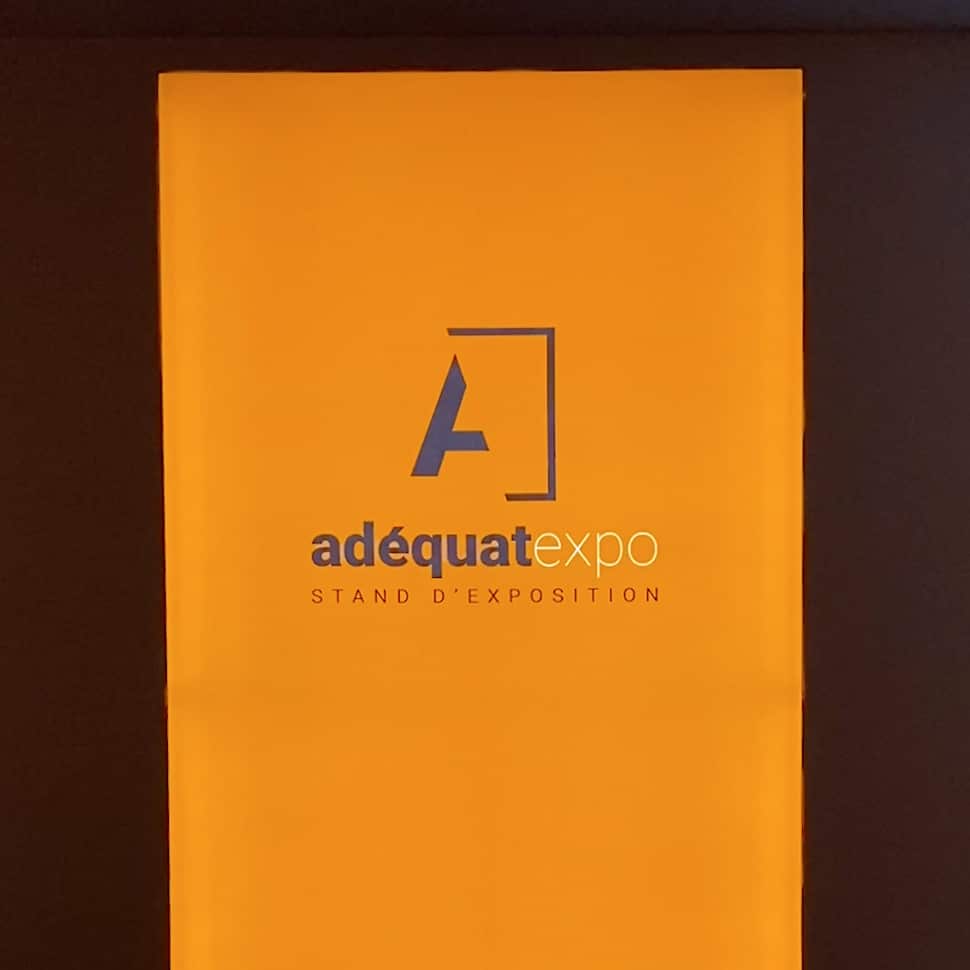 caisson lumineux lightbox led carre eclaire